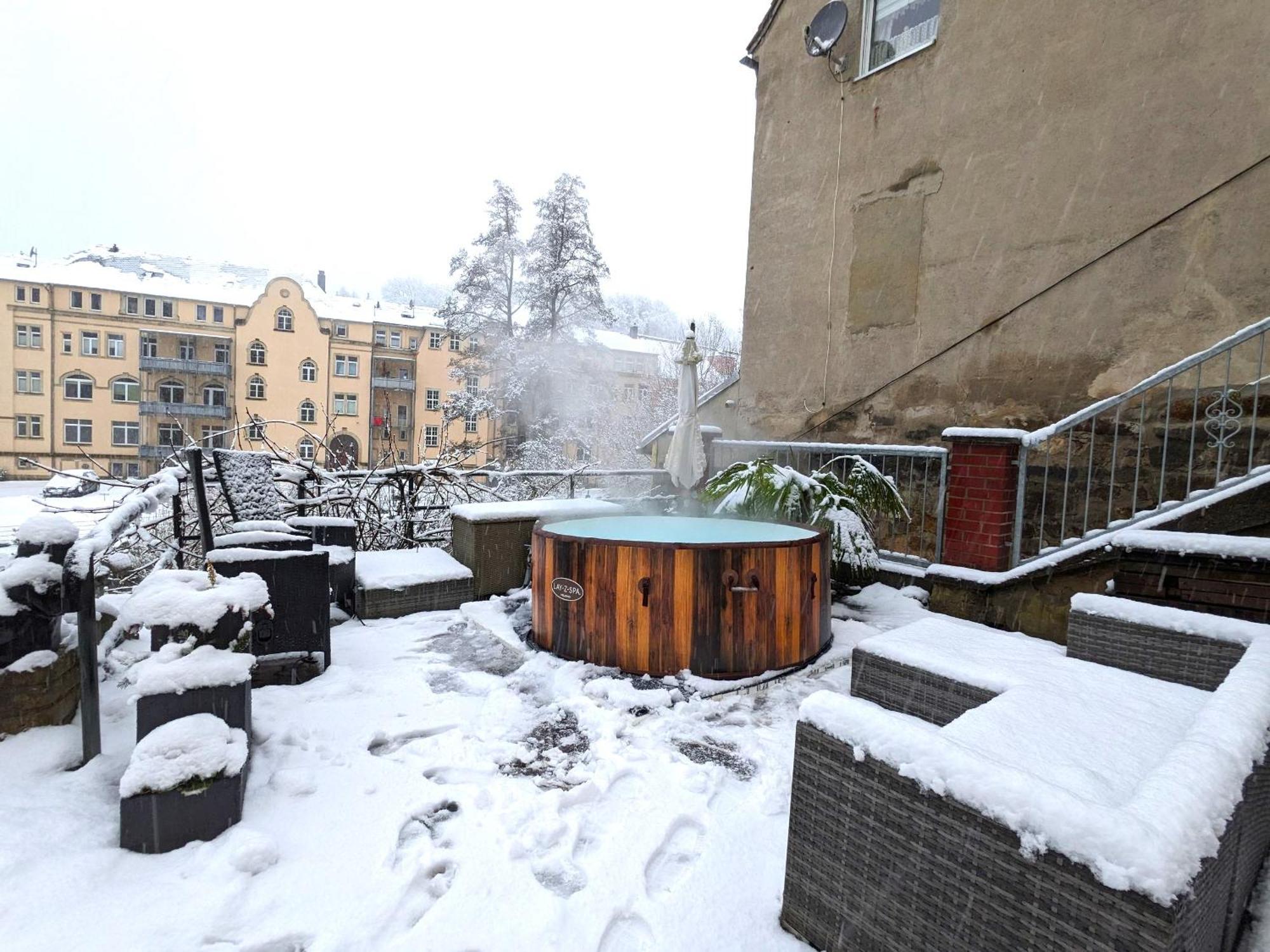 Zi1 - Urlaubsmagie - Erholung Mit Whirlpool & Sauna 세브니츠 외부 사진