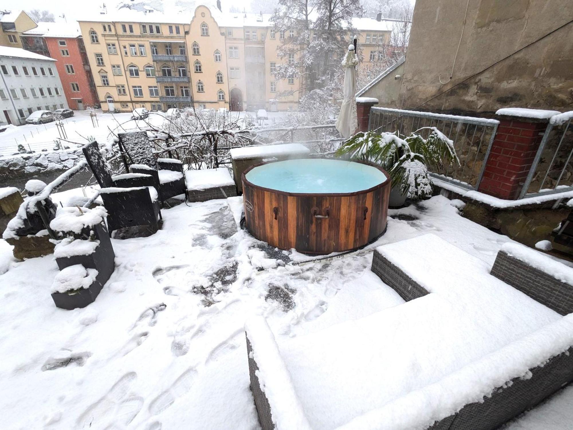Zi1 - Urlaubsmagie - Erholung Mit Whirlpool & Sauna 세브니츠 외부 사진